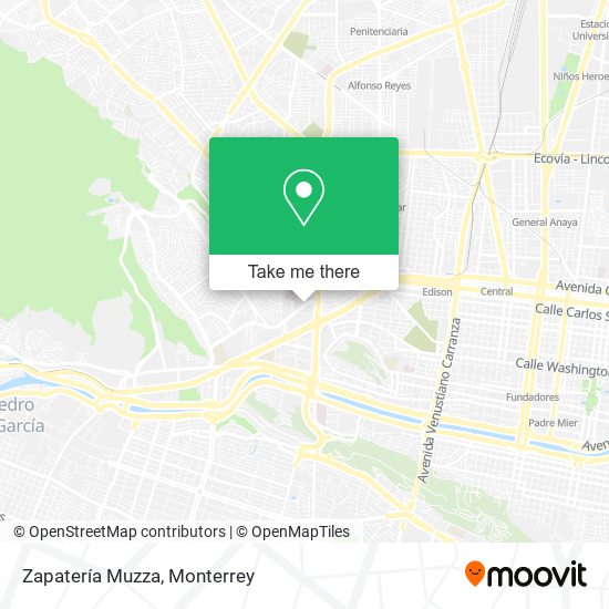 Zapatería Muzza map