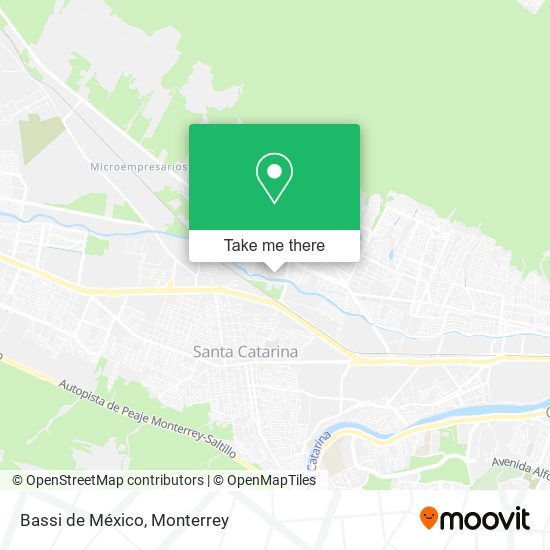 Mapa de Bassi de México
