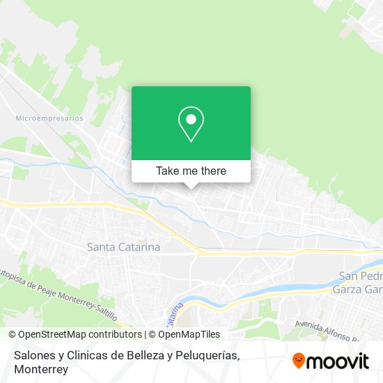 Salones y Clinicas de Belleza y Peluquerías map