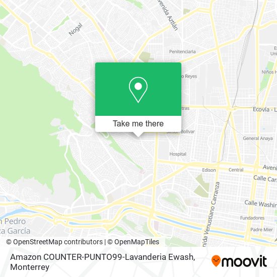 Mapa de Amazon COUNTER-PUNTO99-Lavanderia Ewash