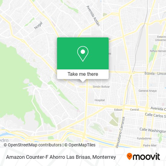 Amazon Counter-F Ahorro Las Brisas map
