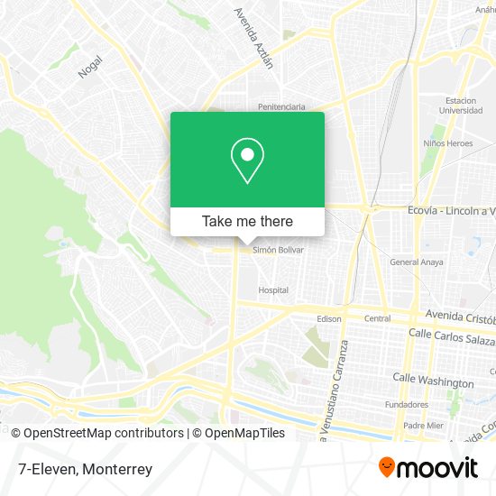 Mapa de 7-Eleven