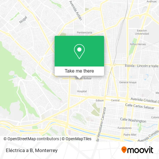 Eléctrica a B map
