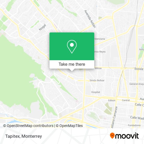 Tapitex map