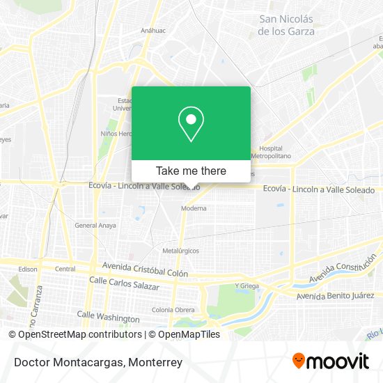 Mapa de Doctor Montacargas