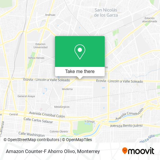 Amazon Counter-F Ahorro Olivo map