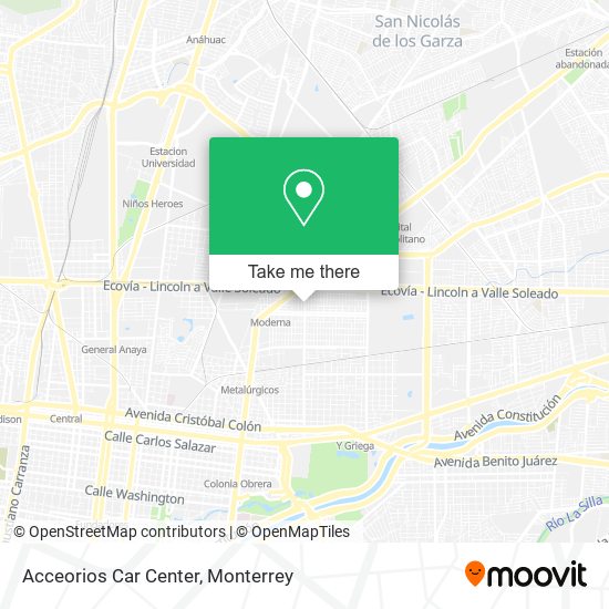 Acceorios Car Center map
