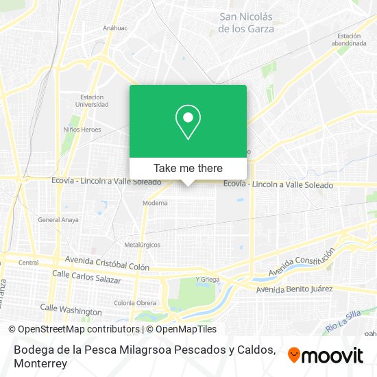Bodega de la Pesca Milagrsoa Pescados y Caldos map