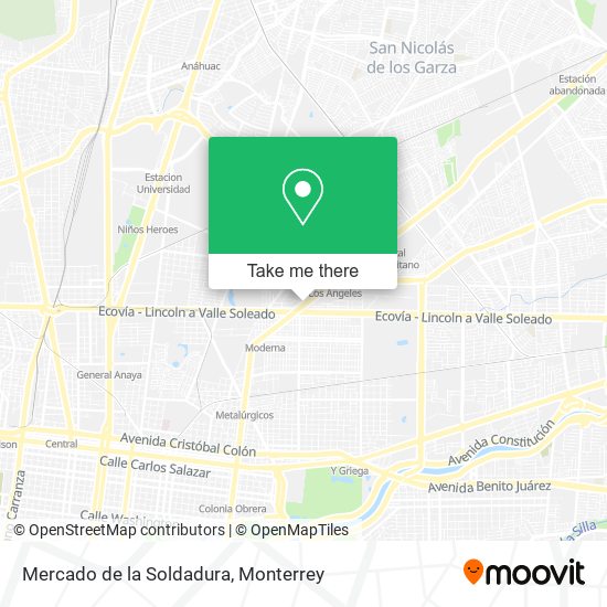 Mercado de la Soldadura map