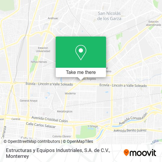 Estructuras y Equipos Industriales, S.A. de C.V. map