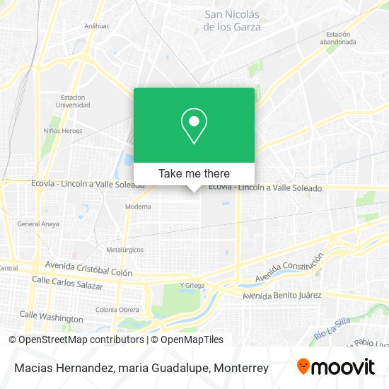 Macias Hernandez, maria Guadalupe map