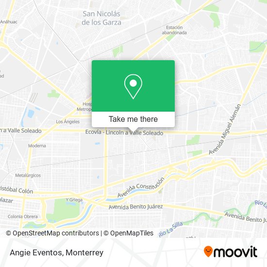 Angie Eventos map