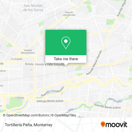 Tortillería Peña map