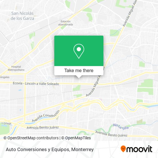 Auto Conversiones y Equipos map