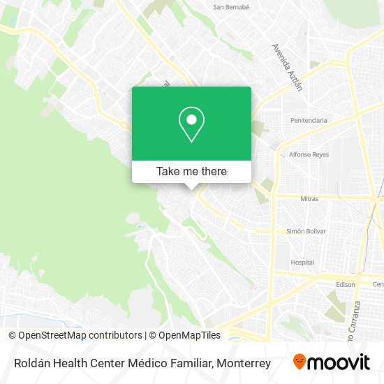 Roldán Health Center Médico Familiar map