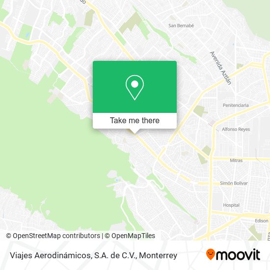 Viajes Aerodinámicos, S.A. de C.V. map