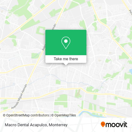 Macro Dental Acapulco map