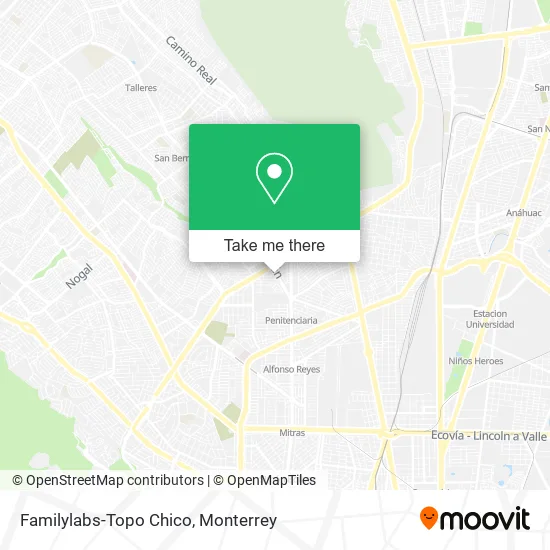 Familylabs-Topo Chico map