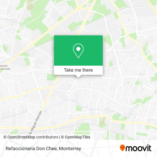 Refaccionaria Don Chee map