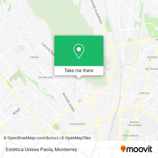 Estética Unisex Paola map