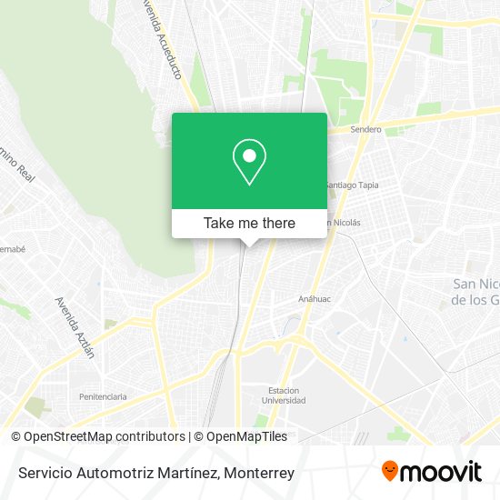 Servicio Automotriz Martínez map