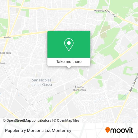 Papeleria y Mercería Liz map