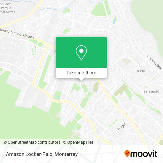 Amazon Locker-Palo map