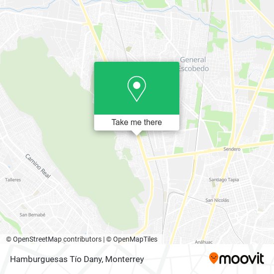 Hamburguesas Tío Dany map