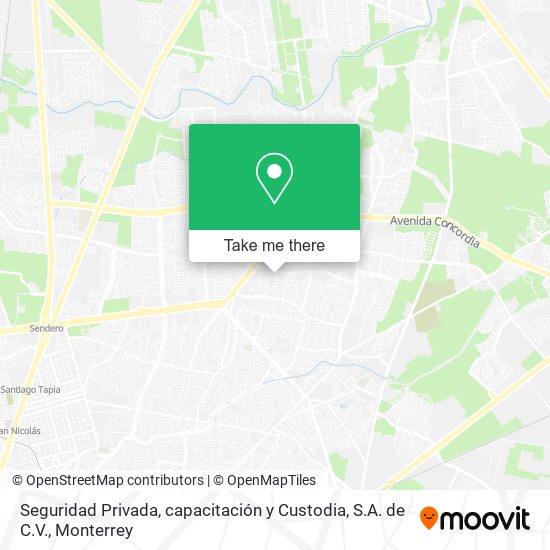 Seguridad Privada, capacitación y Custodia, S.A. de C.V. map