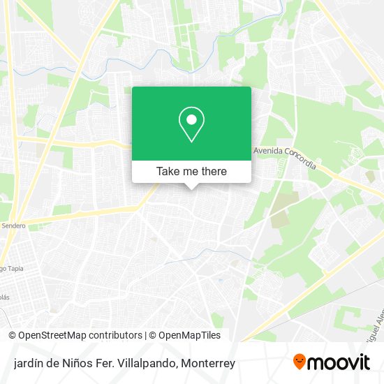 jardín de Niños Fer. Villalpando map