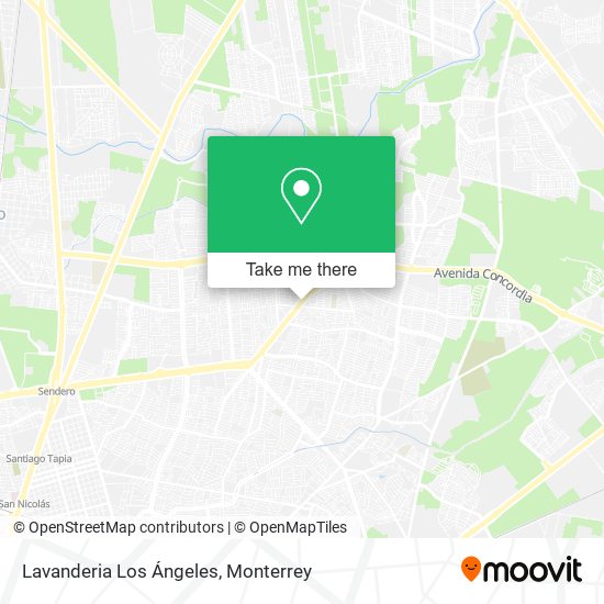 Lavanderia Los Ángeles map