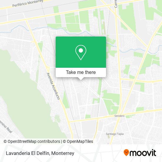 Lavanderia El Delfín map
