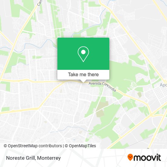 Noreste Grill map