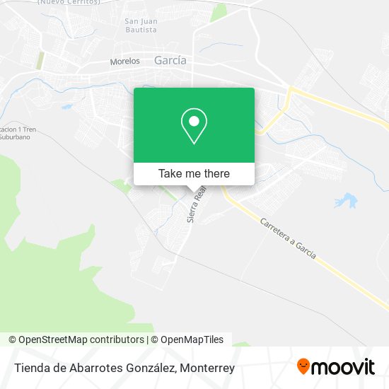 Tienda de Abarrotes González map