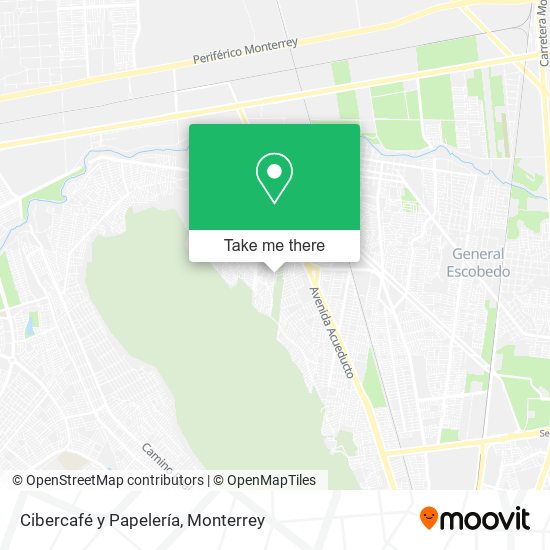Cibercafé y Papelería map