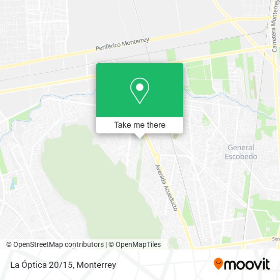 La Óptica 20/15 map