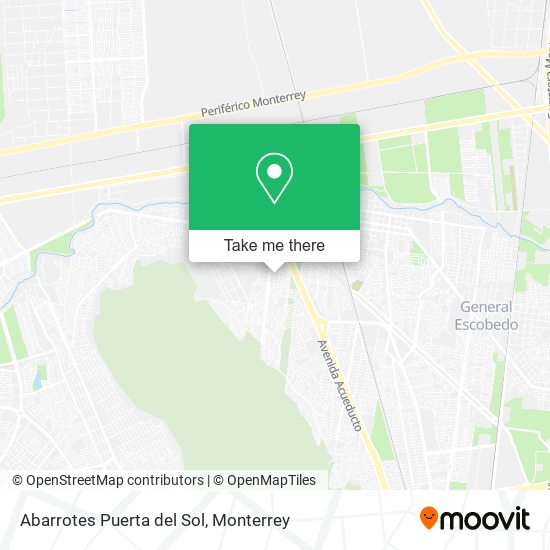 Mapa de Abarrotes Puerta del Sol