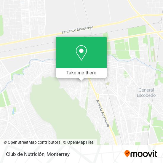 Mapa de Club de Nutrición