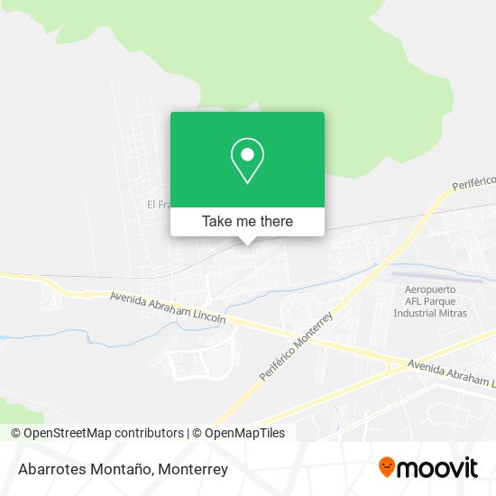 Abarrotes Montaño map