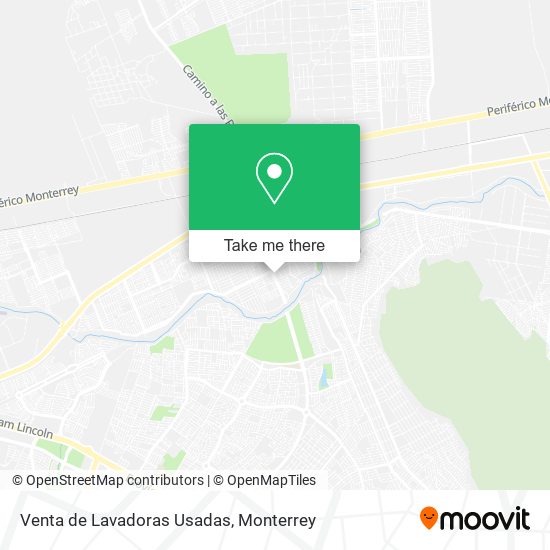 Venta de Lavadoras Usadas map