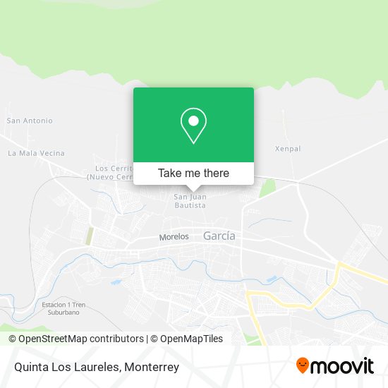 Quinta Los Laureles map