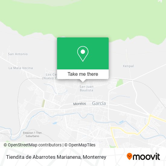 Tiendita de Abarrotes Marianena map