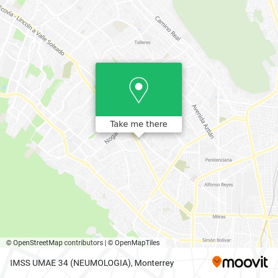 Mapa de IMSS UMAE 34 (NEUMOLOGIA)