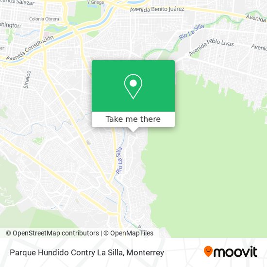 Mapa de Parque Hundido Contry La Silla