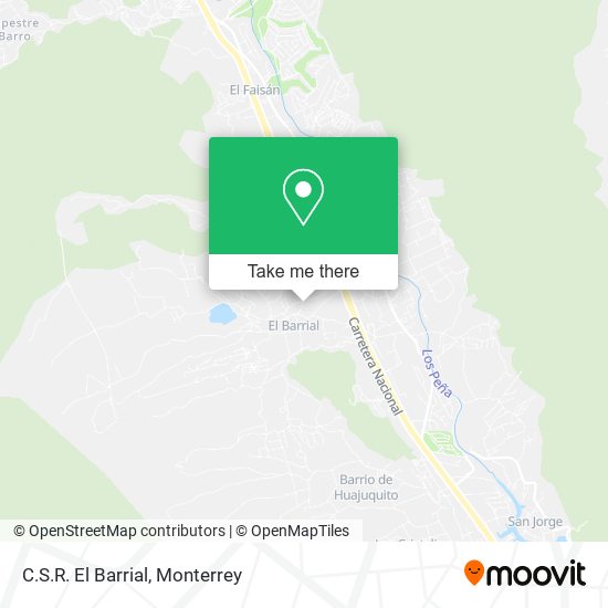 Mapa de C.S.R. El Barrial