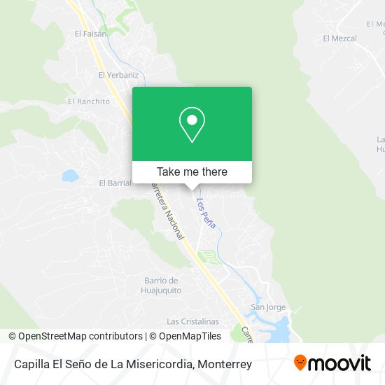 Capilla El Seño de La Misericordia map