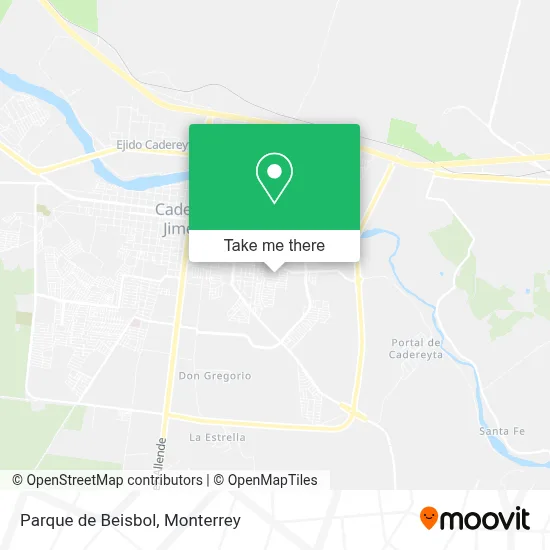 Parque de Beisbol map