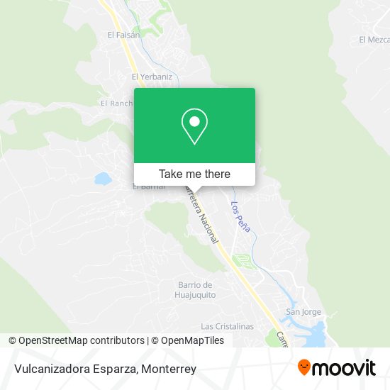 Vulcanizadora Esparza map