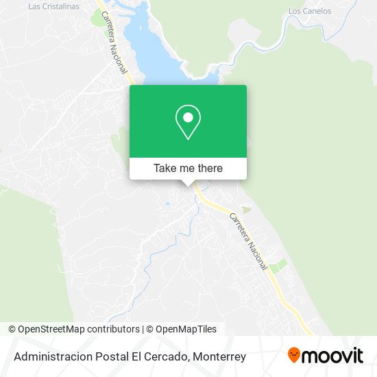 Mapa de Administracion Postal El Cercado