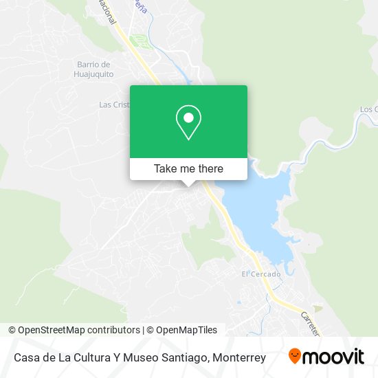 Casa de La Cultura Y Museo Santiago map